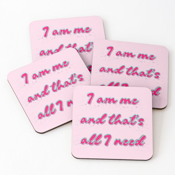 Item preview, I am me (pink) designed and sold by DiscoBallDesigns.