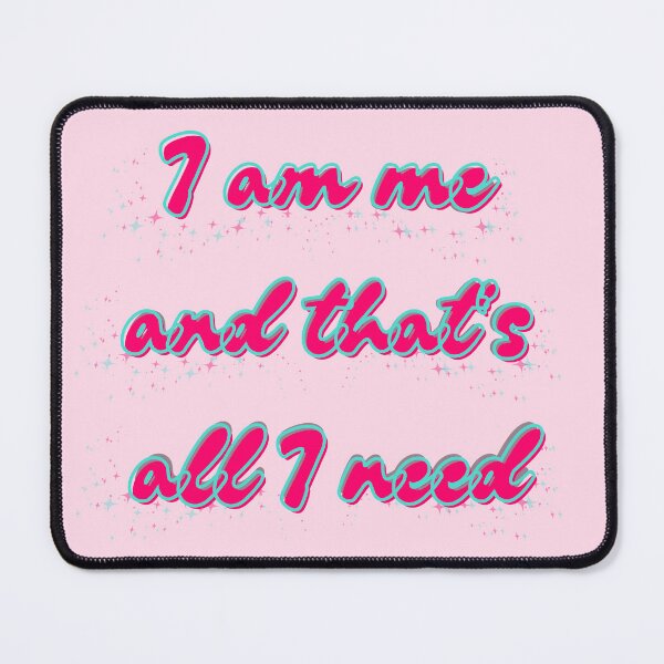 Item preview, I am me (pink) designed and sold by DiscoBallDesigns.