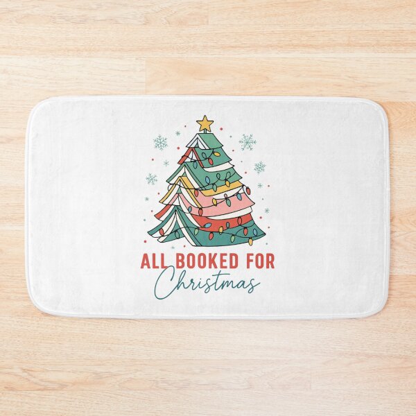 Item preview, All Booked for Christmas Green Book Stack Xmas Tree designed and sold by THIENVT.