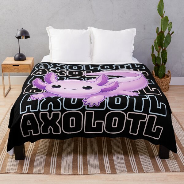 Item preview, Axolotl Modern Typographic Design T Shirt With Cute Pink Axolotl designed and sold by SaavedraDesign.
