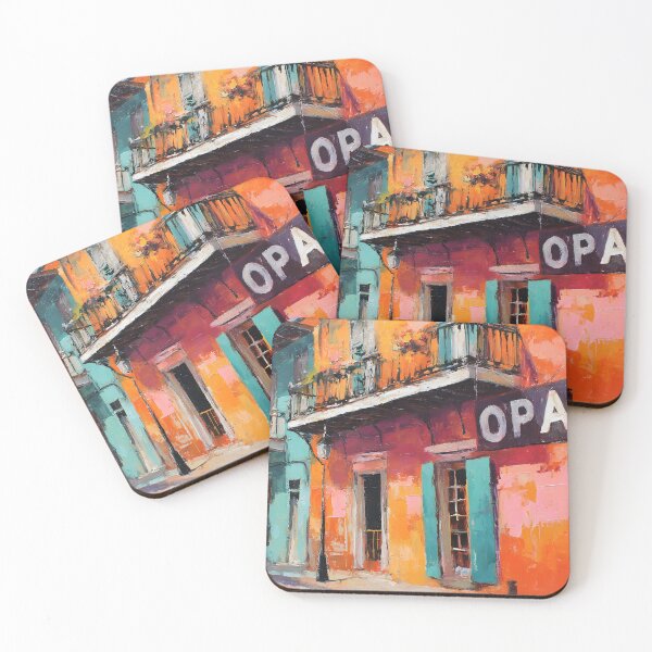 Item preview, Opal Bar Glow - Warm Tones and Balcony Charm in New Orleans Capturing the Spirit of the City designed and sold by OlfactoART Studio.