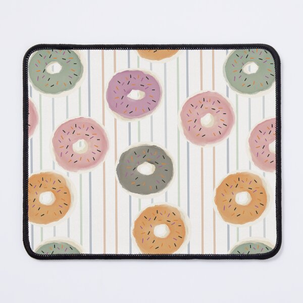 Item preview, Pastel Halloween Donuts – Cute Watercolor Dessert Pattern with Sprinkles designed and sold by lilbowwie.