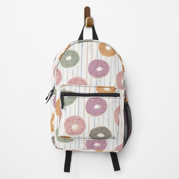 Item preview, Pastel Halloween Donuts – Cute Watercolor Dessert Pattern with Sprinkles designed and sold by lilbowwie.