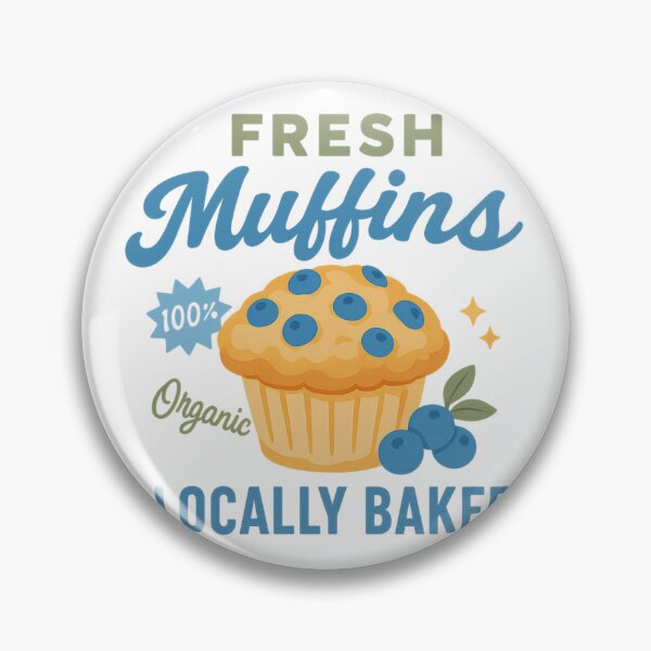 Artikelvorschau, Frische Muffins Blaubeermuffin-Liebhaber entworfen und verkauft von TinyPanic.