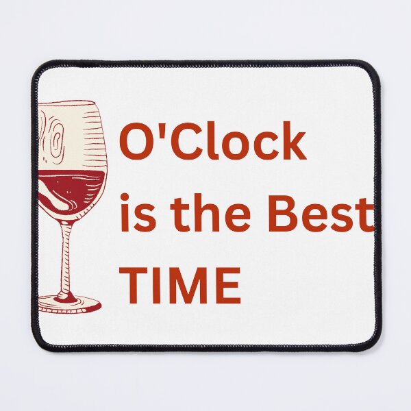 Item preview, Wine O'Clock is the Best Time Oversized T-Shirt designed and sold by Cobblerj.