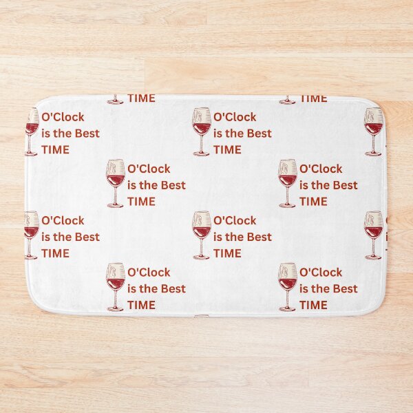 Item preview, Wine O'Clock is the Best Time Oversized T-Shirt designed and sold by Cobblerj.