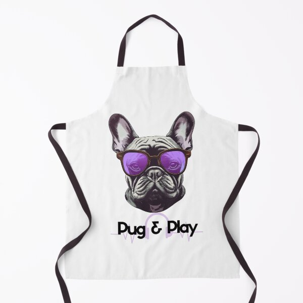Item preview, Puggin' Around- Funny Pug Dog Humorous T-Shirt designed and sold by Impeccable Digital Designs.