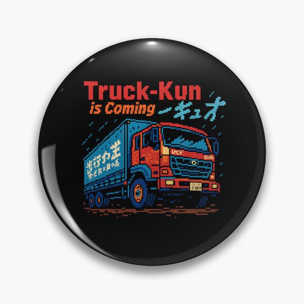 Item preview, Truck Kun Pixel Art designed and sold by KloverDesigns.