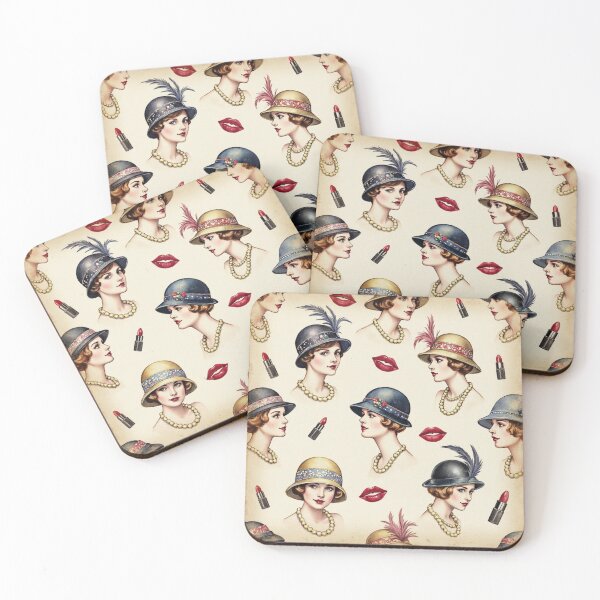 Item preview, Roaring Twenties Flapper Fashion Pattern designed and sold by rustyroofco.