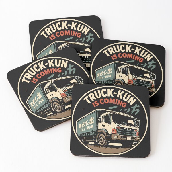 Item preview, Truck Kun Isekai Badge designed and sold by KloverDesigns.