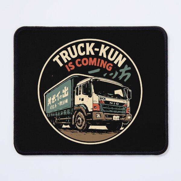 Item preview, Truck Kun Isekai Badge designed and sold by KloverDesigns.