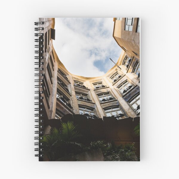 Item preview, A Courtyard Shaped Like a Hug - Antoni Gaudi La Pedrera or Casa Mila in Barcelona, Spain designed and sold by Georgia Mizuleva.