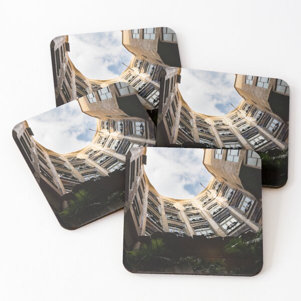 Item preview, A Courtyard Shaped Like a Hug - Antoni Gaudi La Pedrera or Casa Mila in Barcelona, Spain designed and sold by Georgia Mizuleva.