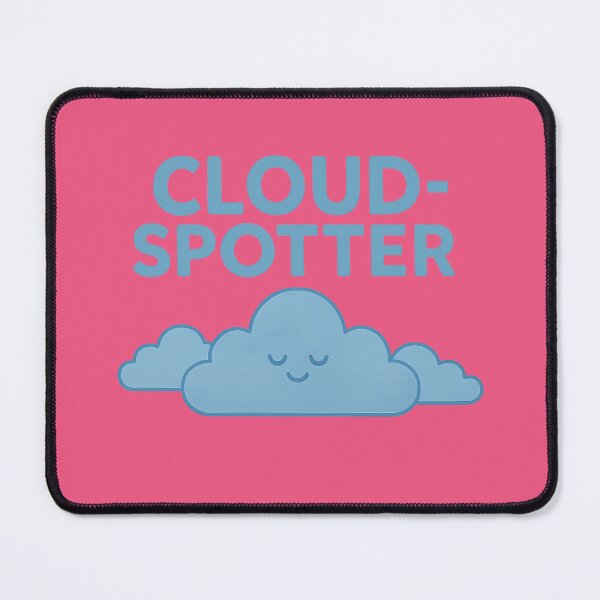 Item preview, Cloudspotter – Cute Blue Cloud Illustration designed and sold by MertsArt.