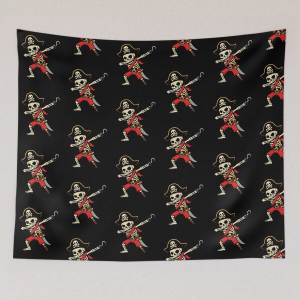 Item preview, Funny Halloween Dabbing Pirate Skeleton designed and sold by SOUFIANE1991.