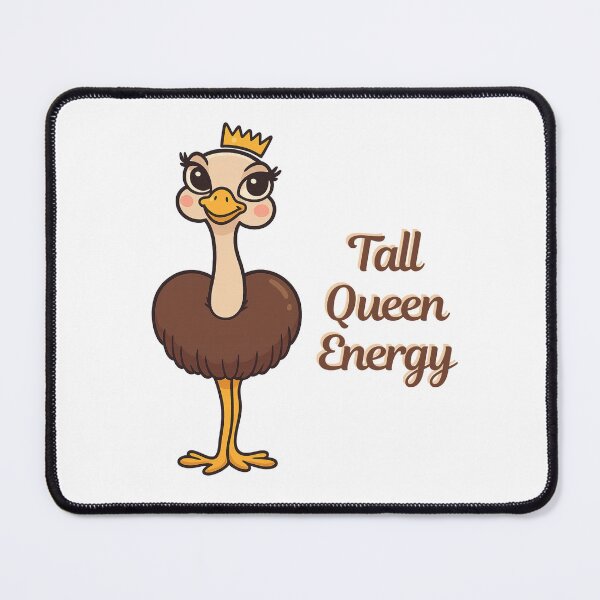 Item preview, Tall Queen Energy - Confident Ostrich designed and sold by CanSparkleArt.