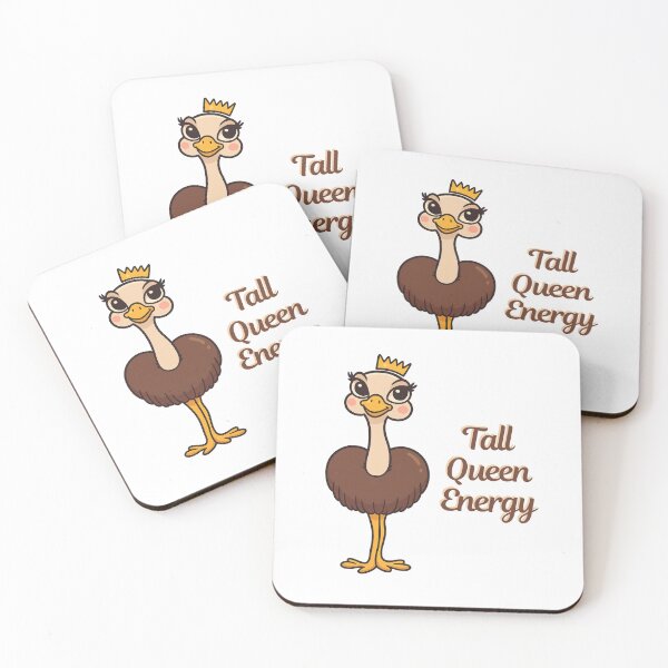 Item preview, Tall Queen Energy - Confident Ostrich designed and sold by CanSparkleArt.