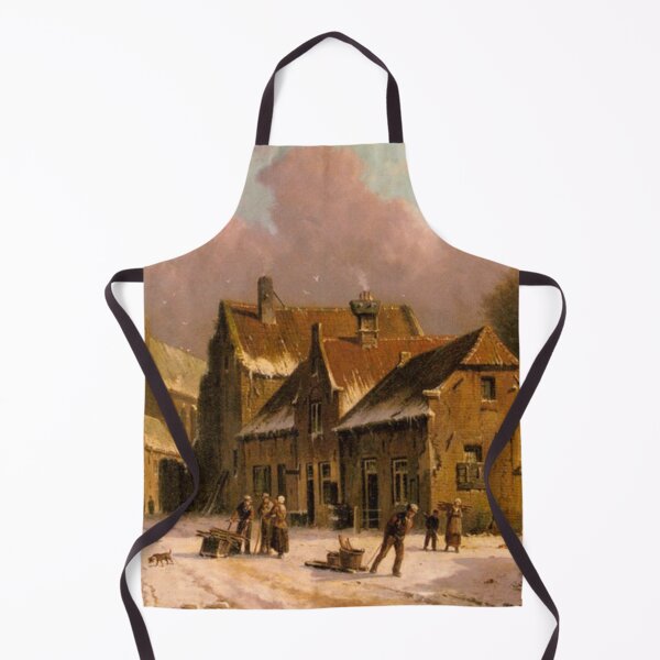 Item preview, A Village in Winter designed and sold by tomorrowsart.