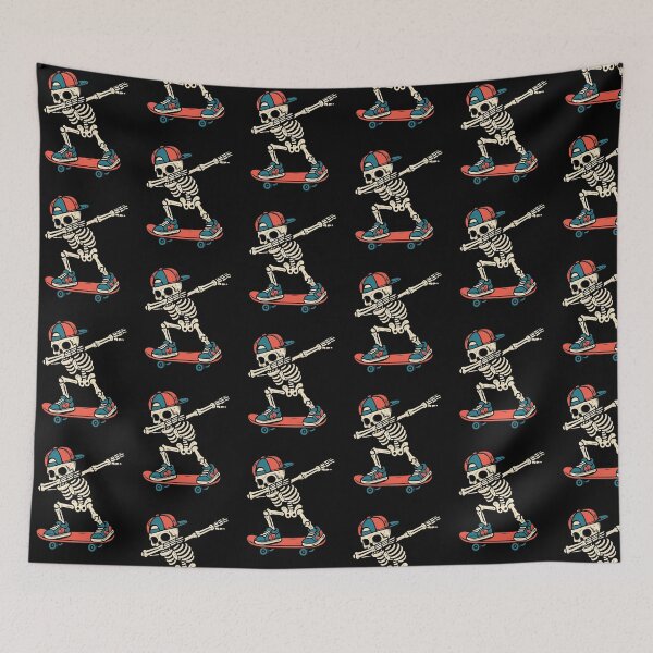Item preview, Halloween Skateboard Dabbing Skeleton designed and sold by SOUFIANE1991.