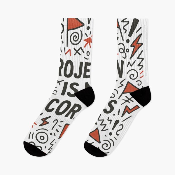 Item preview, Projection Is Not Decorations – Bold Red Flag Awareness Art designed and sold by Quiet Power Co..