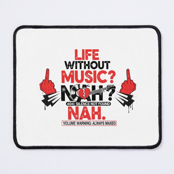Item preview, Life Without Music Nah designed and sold by Amir Faysal.