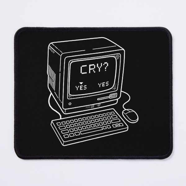 Artikelvorschau, Retro-CRT-Computer – Weinen? Ja / Ja entworfen und verkauft von Monochromaniaus.