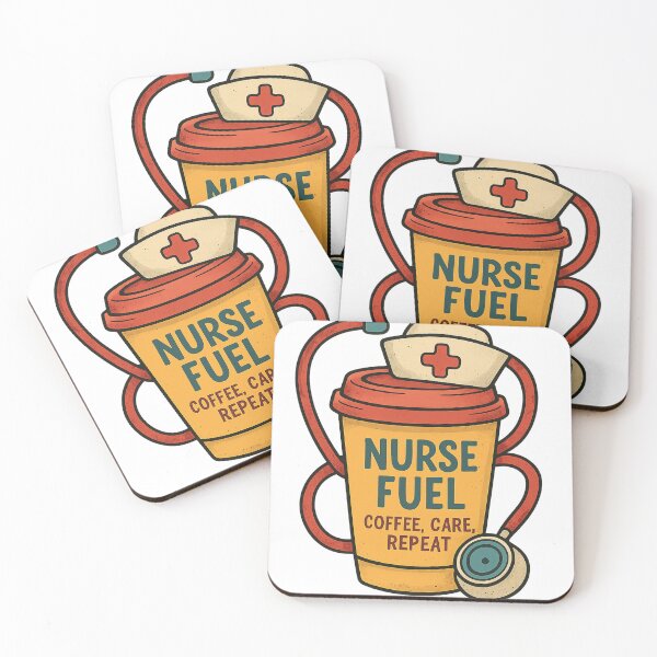 Item preview, Nurse Fuel – Coffee, Care, Repeat designed and sold by TONSNAP.