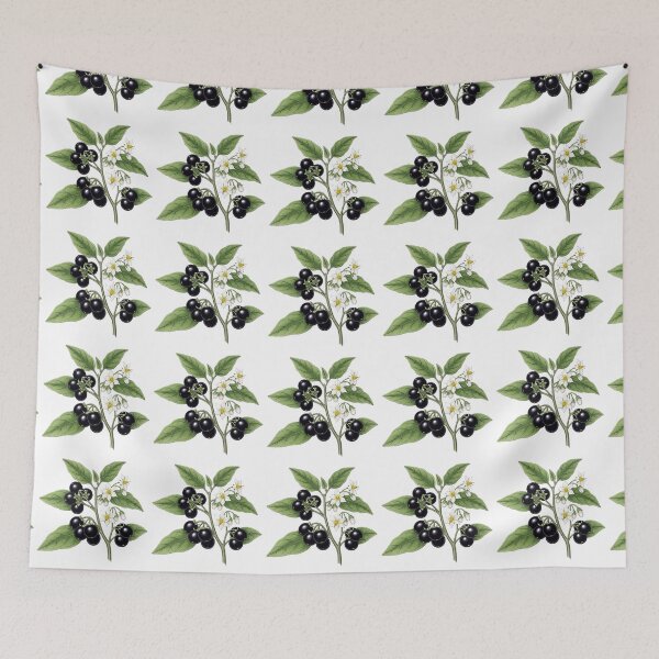 Item preview,  uma planta de garden huckleberry em um estilo clássico de gravura  designed and sold by @Reikiama.
