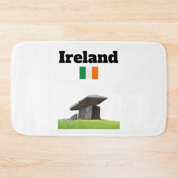 Item preview, Ireland souvenir prehistoric megalith ancient artefact Irish flag designed and sold by Artstastic.