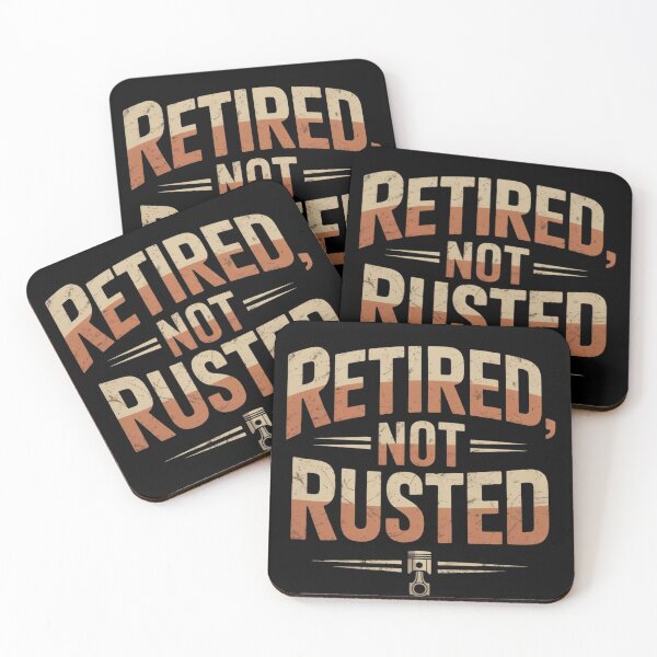 Item preview, Retired Not Rusted Shirt – Funny Mechanic Retirement T-Shirt for Men designed and sold by Lucy with Anna.