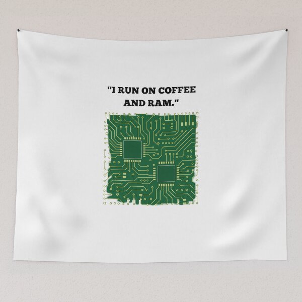 Item preview, Funny Quote For Coffee And Tech Lovers designed and sold by MrsTosh.