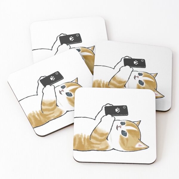 Item preview, Mofusand - Cat on Phone designed and sold by penny555.