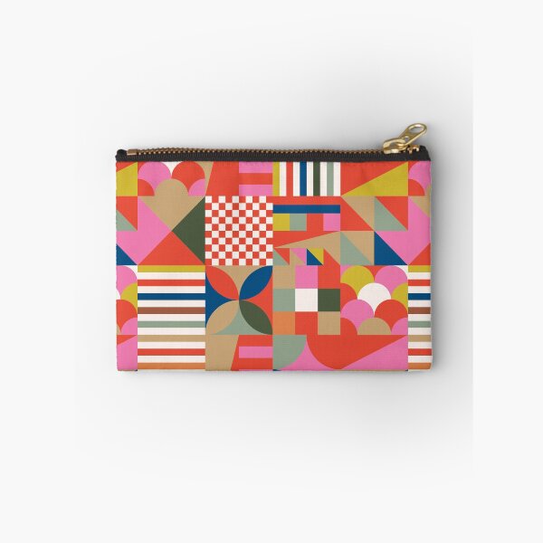 Item preview, Bold Bauhaus Geometric Patchwork – Retro Modern Color Block Pattern designed and sold by Navitaloves.