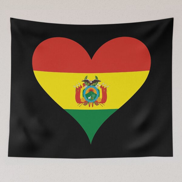 Item preview, Bolivia Heart Flag - Bolivian Patriotism & Love designed and sold by NTGUILTY.