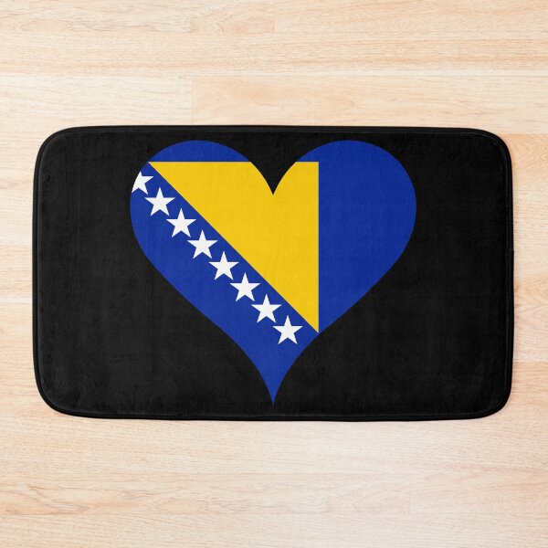 Item preview, Bosnia and Herzegovina Heart Flag - BiH Patriotism designed and sold by NTGUILTY.