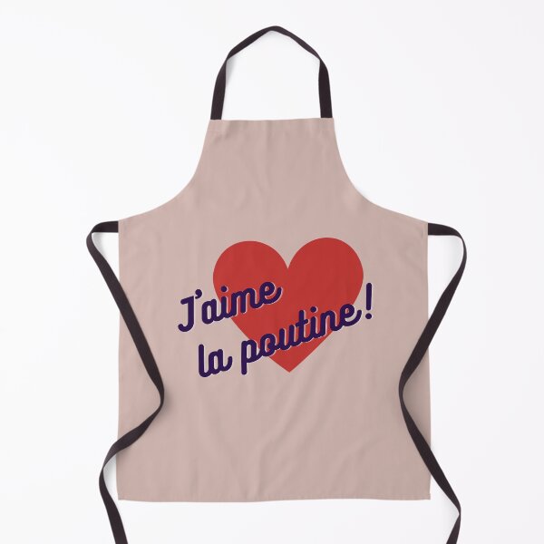Item preview, J'aime la poutine blue designed and sold by FrancoStyle.