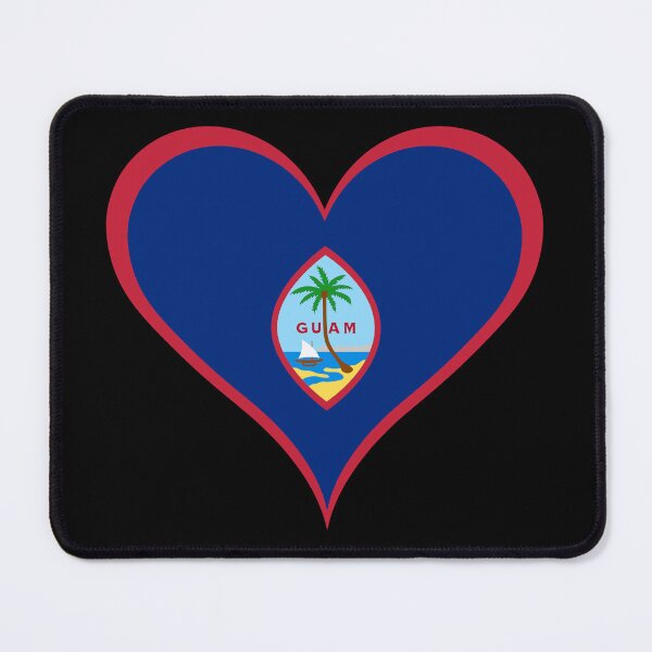 Item preview, Guam Heart Flag - Chamorro Pride & Love designed and sold by NTGUILTY.
