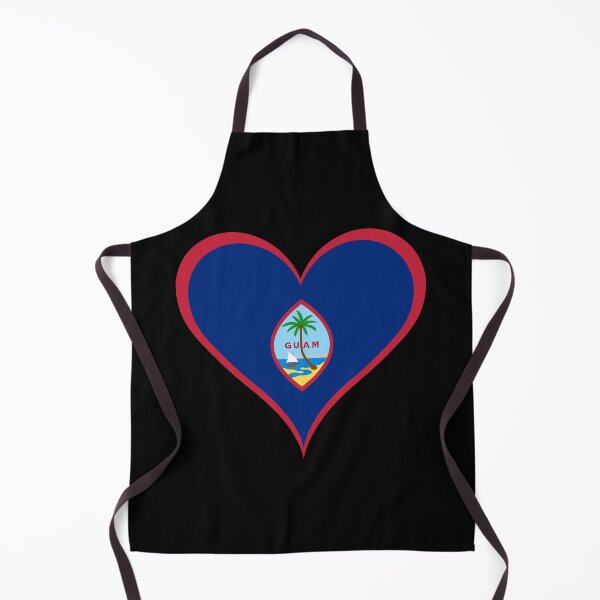 Item preview, Guam Heart Flag - Chamorro Pride & Love designed and sold by NTGUILTY.