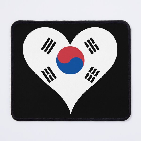 Item preview, South Korea Heart Flag - Korean Pride & Love designed and sold by NTGUILTY.