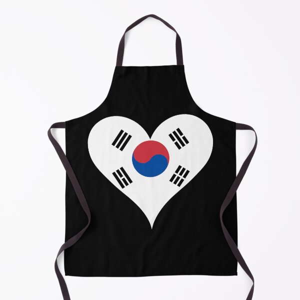Item preview, South Korea Heart Flag - Korean Pride & Love designed and sold by NTGUILTY.