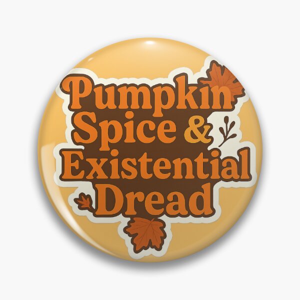 Item preview, Pumpkin Spice & Existential Dread Sticker designed and sold by PunDesignz.