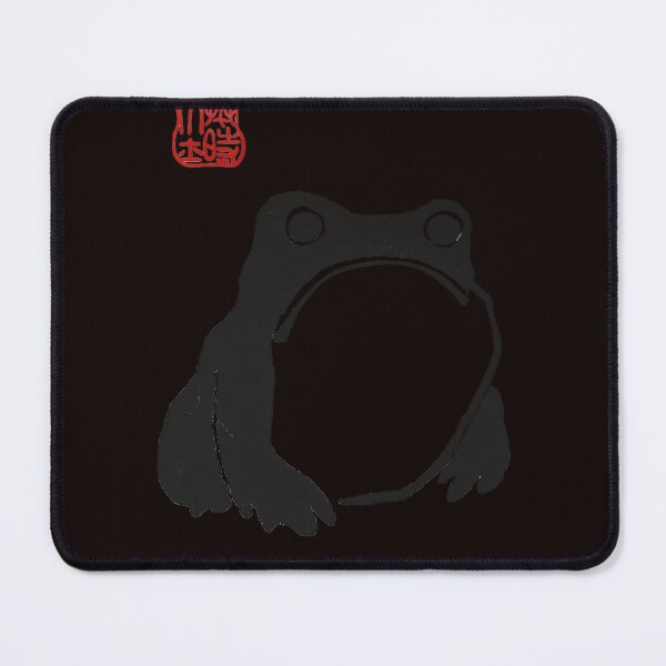 Item preview, Matsumoto Hoji Woodblock Print Grumpy Frog Toad designed and sold by NotMukDuk.