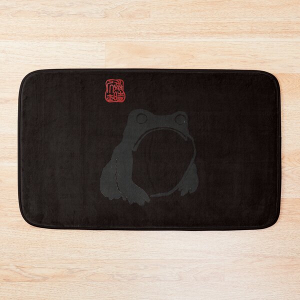 Item preview, Matsumoto Hoji Woodblock Print Grumpy Frog Toad designed and sold by NotMukDuk.