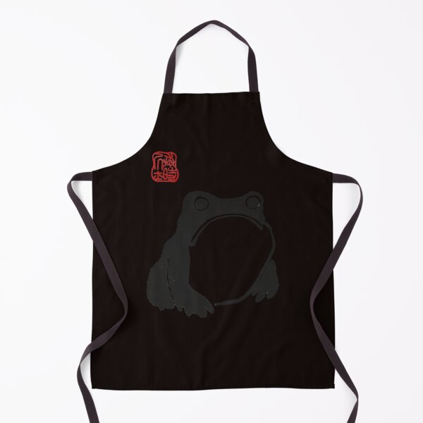 Item preview, Matsumoto Hoji Woodblock Print Grumpy Frog Toad designed and sold by NotMukDuk.