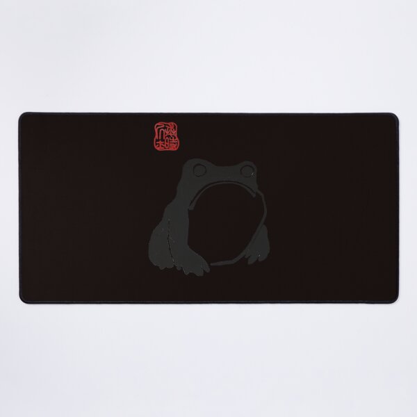 Item preview, Matsumoto Hoji Woodblock Print Grumpy Frog Toad designed and sold by NotMukDuk.