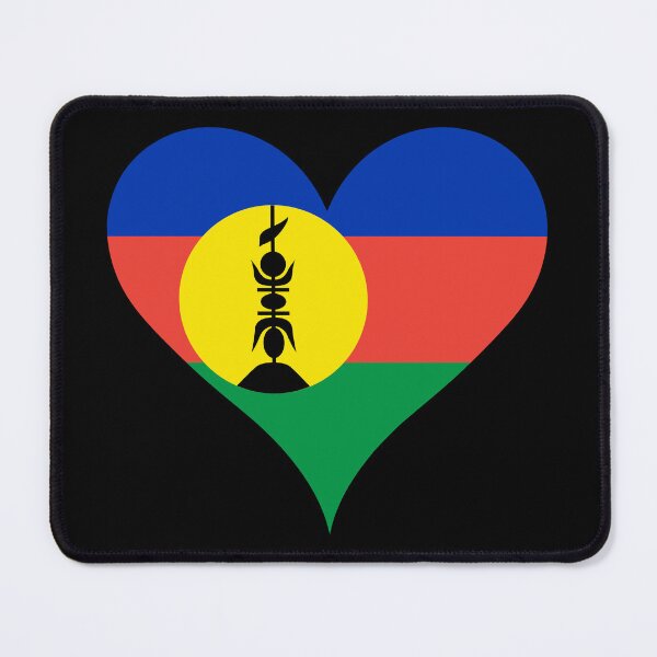 Item preview, New Caledonia Heart Flag - Kanak Pride & Love designed and sold by NTGUILTY.