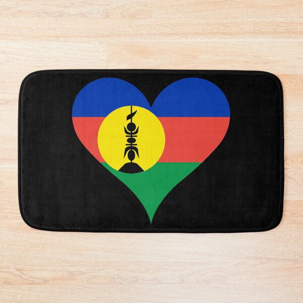 Item preview, New Caledonia Heart Flag - Kanak Pride & Love designed and sold by NTGUILTY.