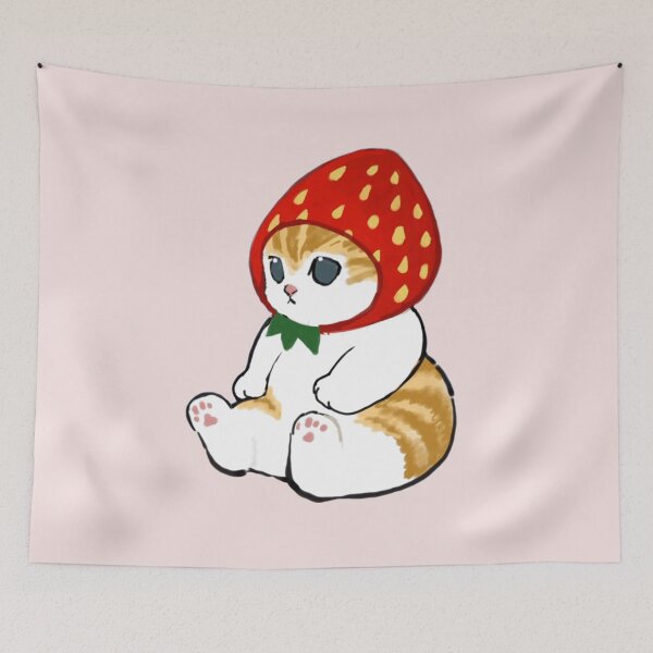 Item preview, Mofusand - Strawberry Sitting Cat designed and sold by penny555.