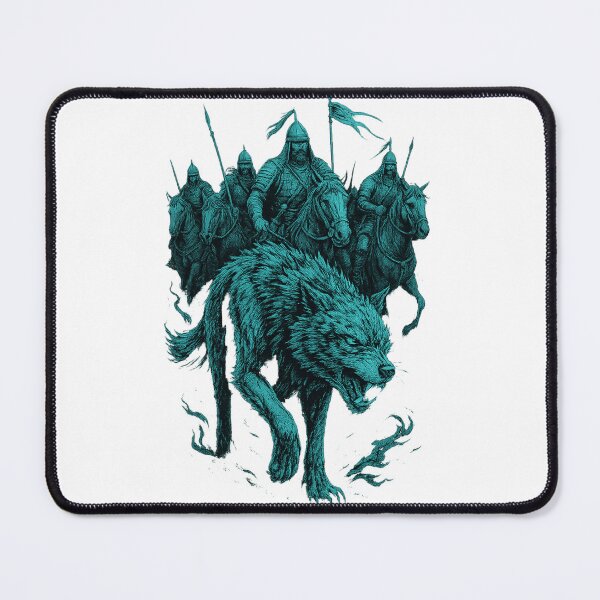 Item preview, The Grey Wolf and the Horsemen designed and sold by palavar.