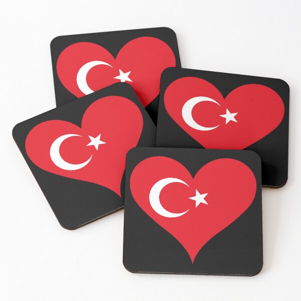 Item preview, Turkey Heart Flag - Turkish Pride & Love designed and sold by NTGUILTY.